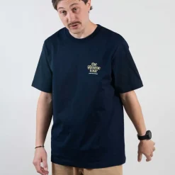 The Gimme Tour Pikétröjor Herr-T-Shirt Hoffa´s Leveling Service Blå Navy