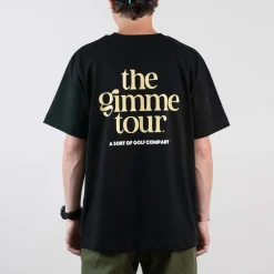The Gimme Tour Pikétröjor Herr-T-Shirt Masters Logo Svart Black