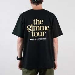 The Gimme Tour Pikétröjor Herr-T-Shirt Masters Logo Svart Black