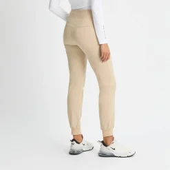 Röhnisch Byxor Dam-Twill Stretch Pull On Pant Beige Safari