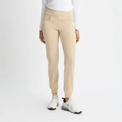 Röhnisch Byxor Dam-Twill Stretch Pull On Pant Beige Safari