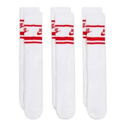 Nike Strumpor Herr-U Nk Nsw Everyday Essential Cr White-University Red-University Red