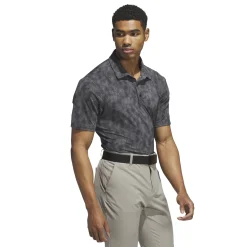 Adidas Pikétröjor Herr-Ultimate Txt Print Svart Grå BlackGreyFive