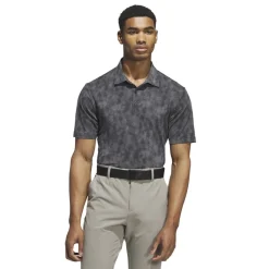 Adidas Pikétröjor Herr-Ultimate Txt Print Svart Grå BlackGreyFive