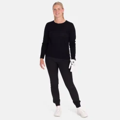 Ivanhoe Tröjor Dam-Underwool Merino Long Sleeve Svart Svart (015)