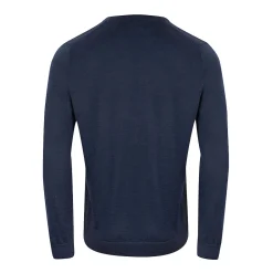 Cutter & Buck Tröjor Herr-Vernon V-Neck Merino Blå Navy (580)