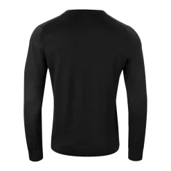 Cutter & Buck Tröjor Herr-Vernon V-Neck Merino Svart Svart (99)