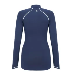 Original Penguin Tröjor Dam-Veronica 1/4 Zip Blå Navy (417 BlackIris)
