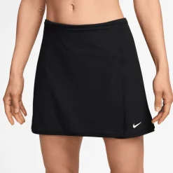 Nike Skorts & Kjolar-Victory W Dri-Fit Mid-Ri Svart Black-White