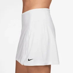Nike Skorts & Kjolar-Victory W Dri-Fit Mid-Ri Vit White-Black