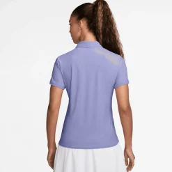 Nike Pikétröjor Dam-Victory W Dri-Fit Short- Lilac Ice-White