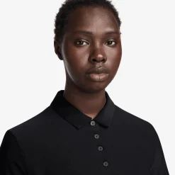 Nike Pikétröjor Dam-Victory W Dri-Fit Short- Svart Black-White