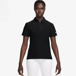 Nike Pikétröjor Dam-Victory W Dri-Fit Short- Svart Black-White