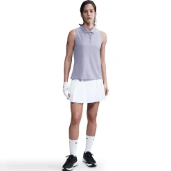 Nike Pikétröjor Dam-Victory W Dri-Fit Sleeve Lilac Ice-White