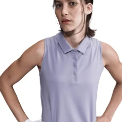 Nike Pikétröjor Dam-Victory W Dri-Fit Sleeve Lilac Ice-White