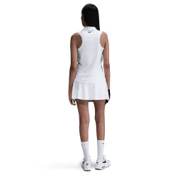 Nike Pikétröjor Dam-Victory W Dri-Fit Sleeve Vit White-Black