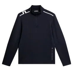 J.Lindeberg Tröjor Herr-Vinnie Quarter Zip Mid Layer Blå JL Navy