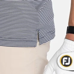 Cutter & Buck Pikétröjor Herr-Virtue Polo Stripes Blå Navy (580)