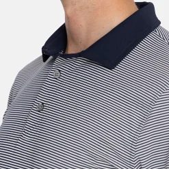 Cutter & Buck Pikétröjor Herr-Virtue Polo Stripes Blå Navy (580)
