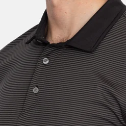 Cutter & Buck Pikétröjor Herr-Virtue Polo Stripes Svart Svart (99)