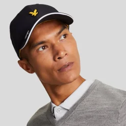 Lyle & Scott Tröjor Herr-V-Neck Merino Blend Grå Mid Grey (T28)