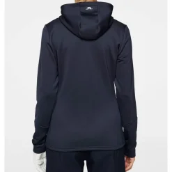 J.Lindeberg Tröjor Dam-W Aerial Quarter Hood Blå JL Navy
