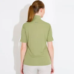 Abacus Pikétröjor Dam-W Aloha Uv Halfsleeve Grön 508-Linden