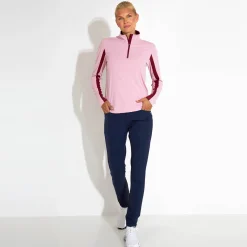 Abacus Tröjor Dam-W Aloha Uv Longsleeve 879-Dusty-Pink