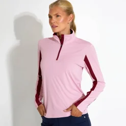 Abacus Tröjor Dam-W Aloha Uv Longsleeve 879-Dusty-Pink