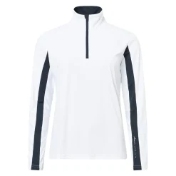 Abacus Tröjor Dam-W Aloha Uv Longsleeve Vit 193-White-Navy