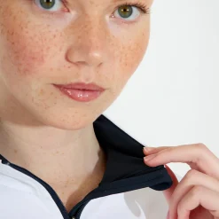 Abacus Tröjor Dam-W Aloha Uv Longsleeve Vit 193-White-Navy