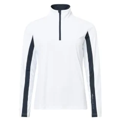 Abacus Tröjor Dam-W Aloha Uv Longsleeve Vit 193-White-Navy