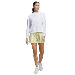 Adidas Tröjor Dam-W Beyond Spacer Mock Layer Sweatshirt Vit White
