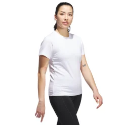 Adidas Pikétröjor Dam-W Blank T Vit White
