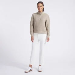 Puma Tröjor Dam-W Boulder 1/2 Snap Pullover Ice-Coffee