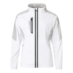 Abacus Regnjackor Dam-W Bounce Jacket Vit 189-White-Lt.Grey