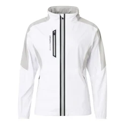 Abacus Regnjackor Dam-W Bounce Jacket Vit 189-White-Lt.Grey
