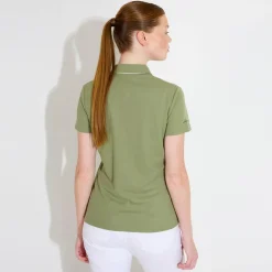 Abacus Pikétröjor Dam-W Bovey Drycool Grön 508-Linden