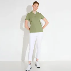 Abacus Pikétröjor Dam-W Bovey Drycool Grön 508-Linden