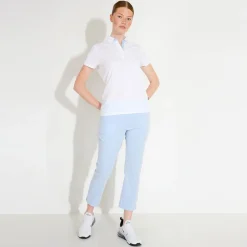 Abacus Pikétröjor Dam-W Bovey Drycool Vit 100-White