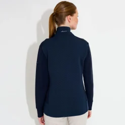 Abacus Tröjor Dam-W Carden Midlayer Jkt Blå 300-Navy