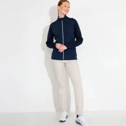 Abacus Tröjor Dam-W Carden Midlayer Jkt Blå 300-Navy