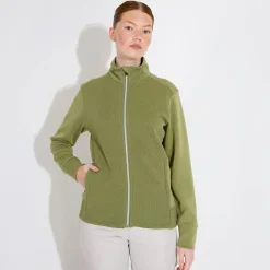 Abacus Tröjor Dam-W Carden Midlayer Jkt Grön 508-Linden