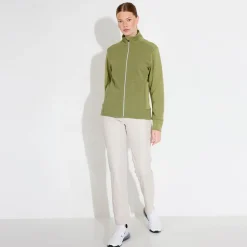 Abacus Tröjor Dam-W Carden Midlayer Jkt Grön 508-Linden