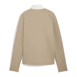 Puma Jackor Dam-W Cloudspun Fleece Hybrid Warm-White-Ice-Coffee
