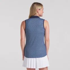 Puma Pikétröjor Dam-W Cloudspun Scallop Sl Deep-Navy