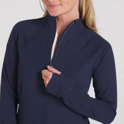 Puma Tröjor Dam-W Cloudspun Tech Fz Power Deep-Navy