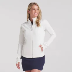 Puma Tröjor Dam-W Cloudspun Tech Fz Power Warm-White