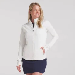 Puma Tröjor Dam-W Cloudspun Tech Fz Power Warm-White