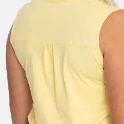 Peak Performance Pikétröjor Dam-W Comfort Zip Sl Mellow-Yellow